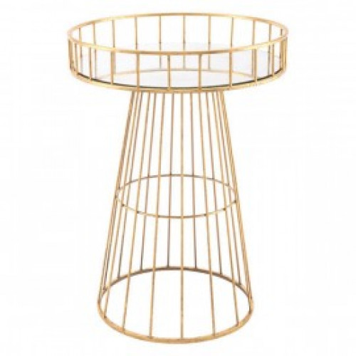 Gold Metal Round Table Large